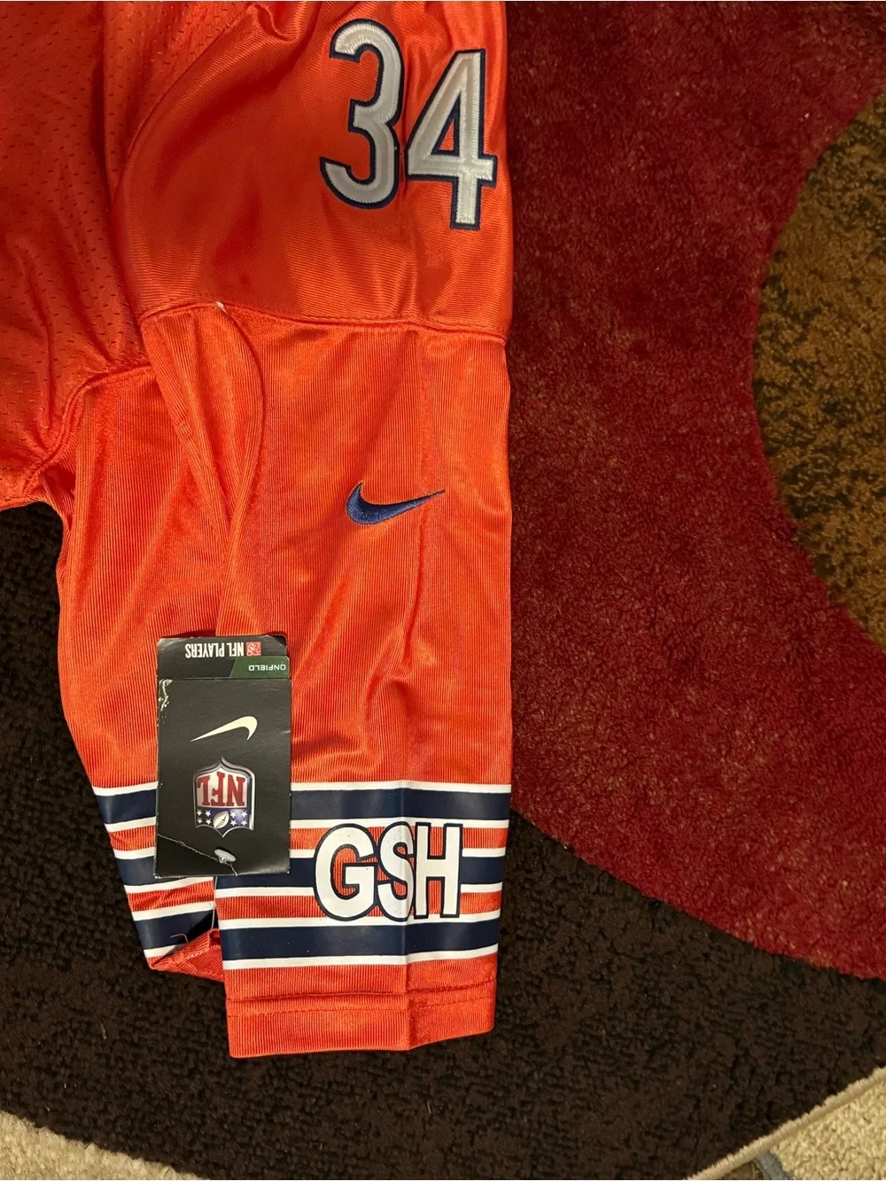 NFL Chicago Bears dual design, Walter Payton football jersey NWT wow size 56